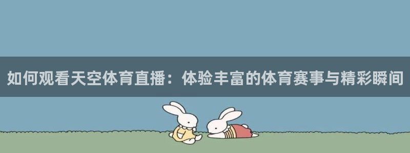 如何观看天空体育直播：体验丰富的体育赛事与精彩瞬间